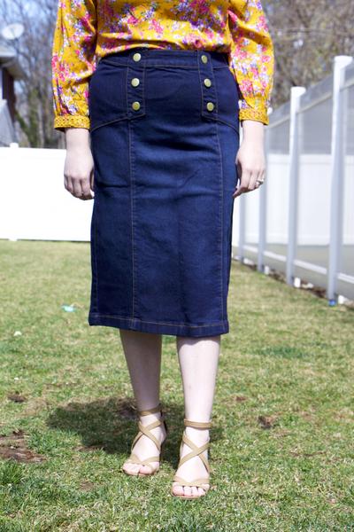 Modest Clothing Boutique Denim Skirts Modest Dresses Pentecostal Skirt MODBELLA